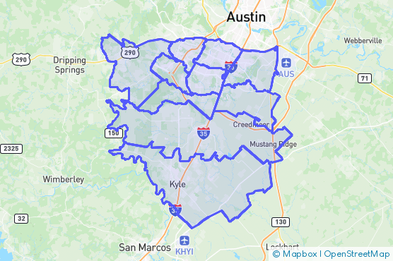 Service Area Map