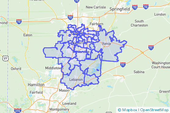 Service Area Map