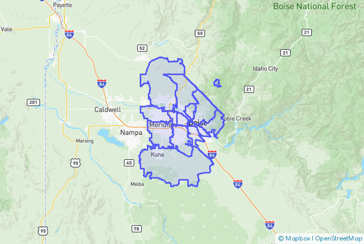 Service Area Map