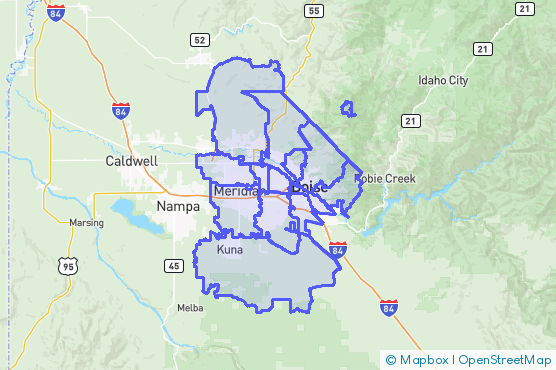 Service Area Map