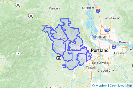 Service Area Map