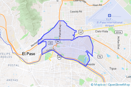 Service Area Map