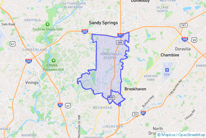 Service Area Map
