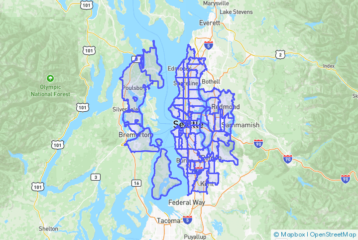 Service Area Map