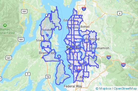 Service Area Map