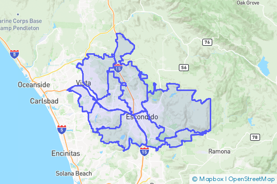 Service Area Map