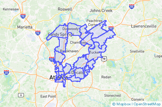 Service Area Map