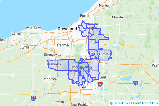 Service Area Map