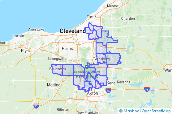 Service Area Map