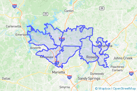 Service Area Map