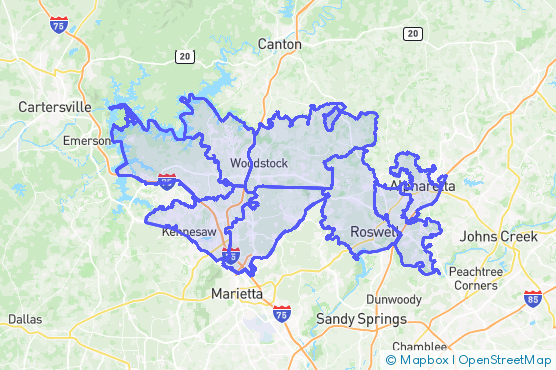 Service Area Map