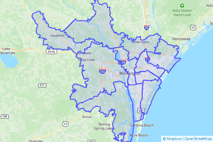 Service Area Map