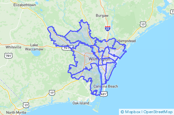 Service Area Map