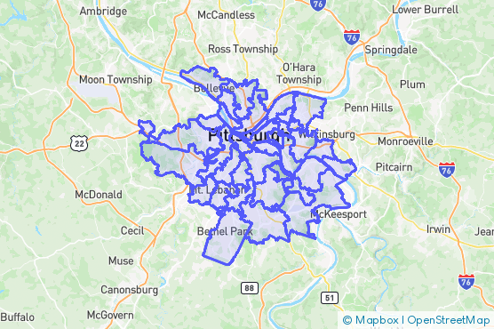 Service Area Map