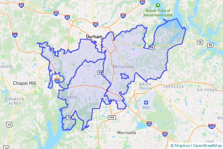 Service Area Map
