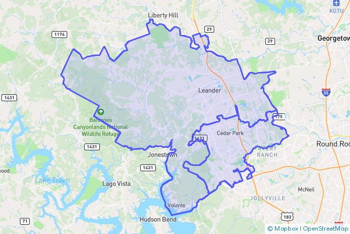 Service Area Map