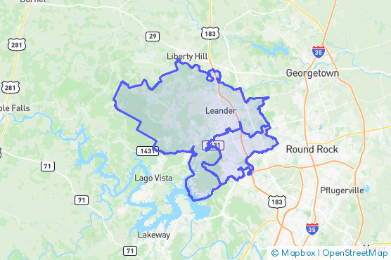 Service Area Map
