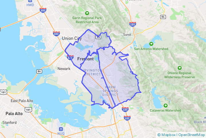 Service Area Map