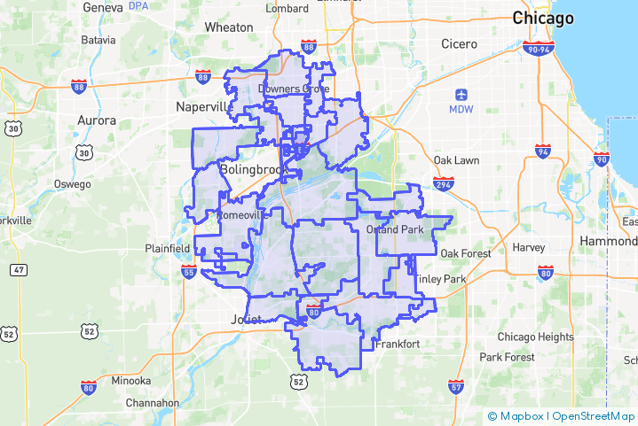 Service Area Map