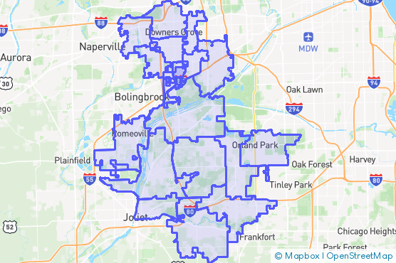 Service Area Map