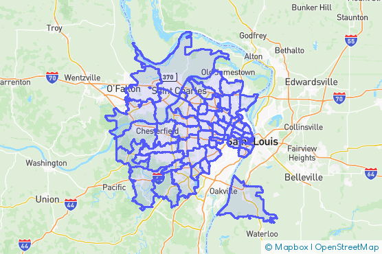 Service Area Map