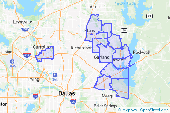 Service Area Map