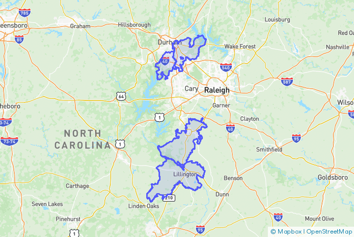 Service Area Map