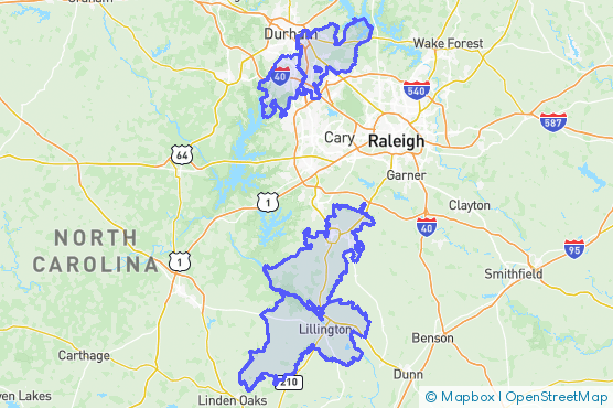 Service Area Map