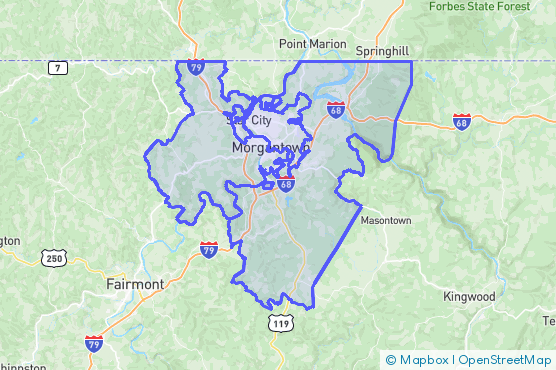 Service Area Map