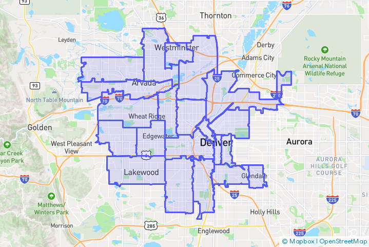 Service Area Map