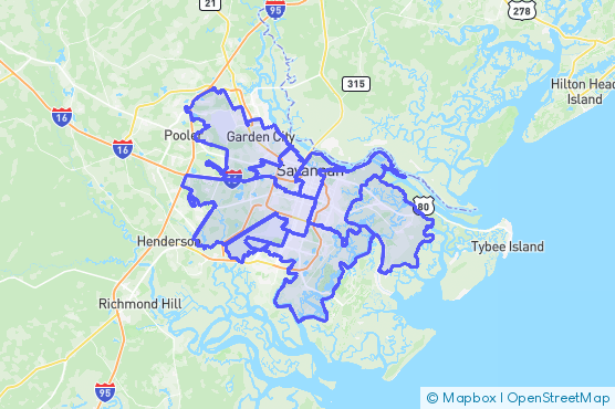 Service Area Map