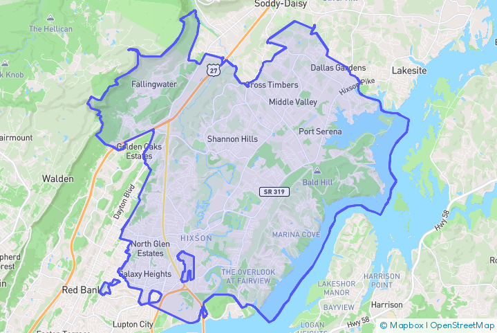Service Area Map