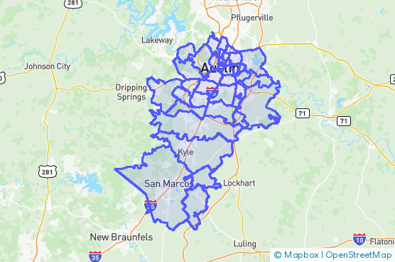 Service Area Map