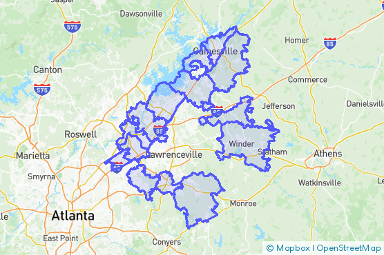 Service Area Map