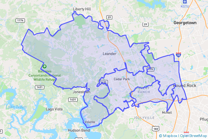 Service Area Map