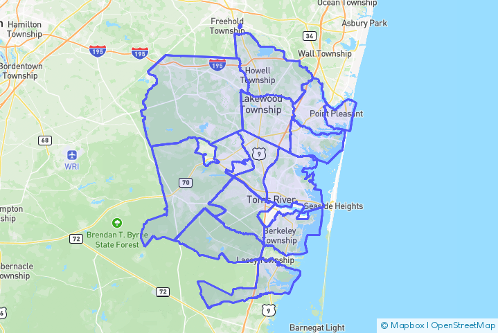 Service Area Map
