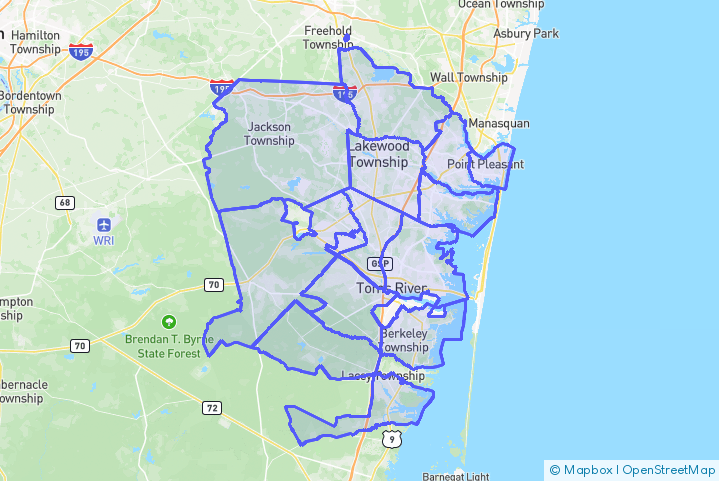 Service Area Map