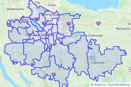 Service Area Map