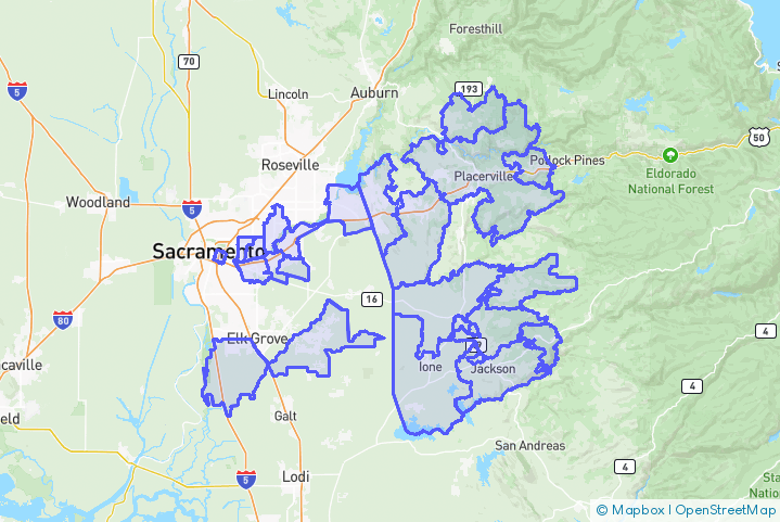 Service Area Map