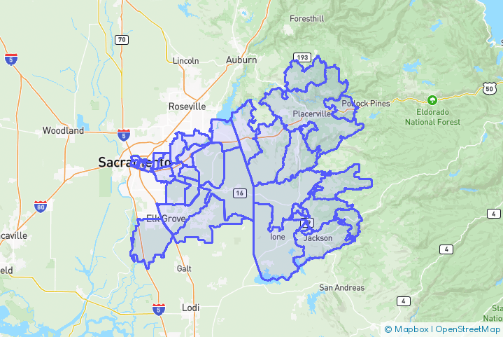 Service Area Map
