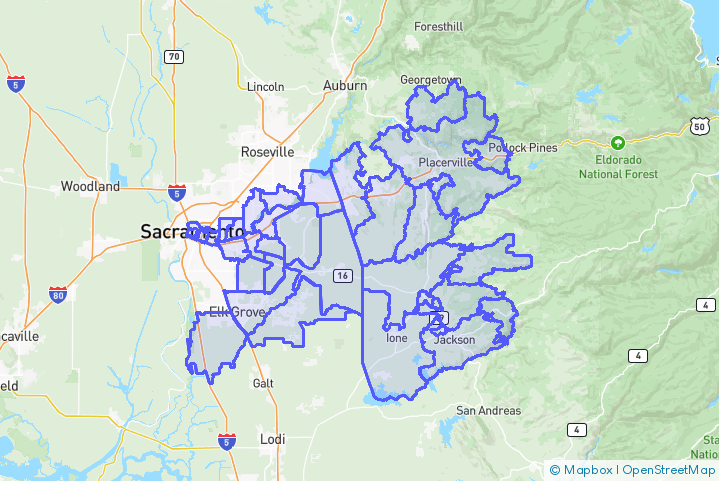 Service Area Map