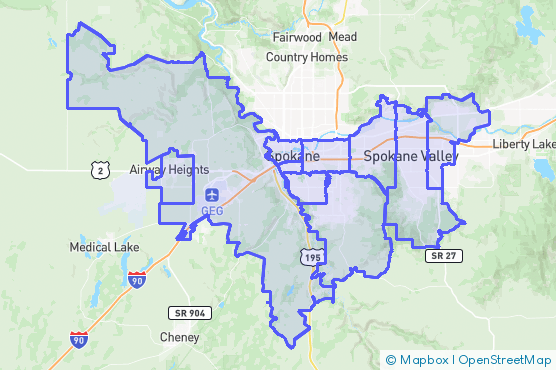 Service Area Map