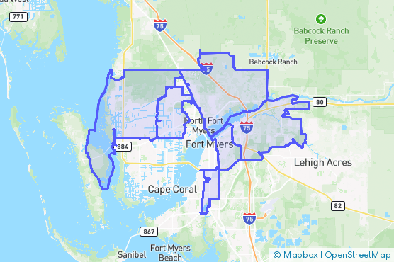 Service Area Map