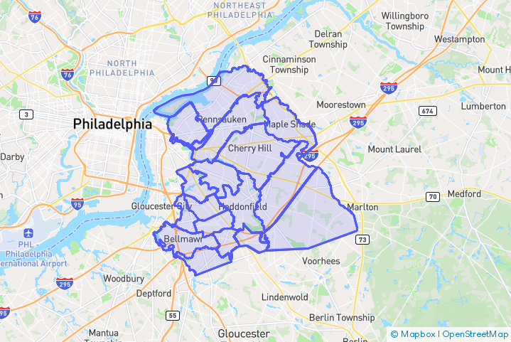 Service Area Map