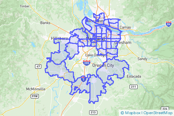 Service Area Map