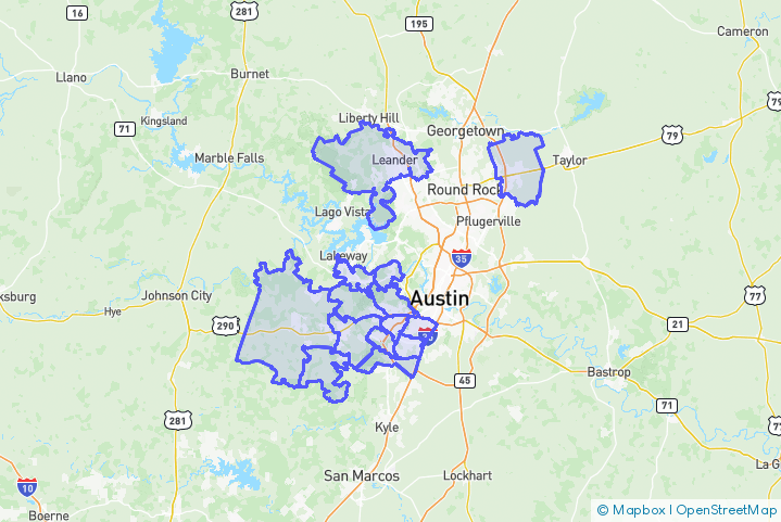 Service Area Map