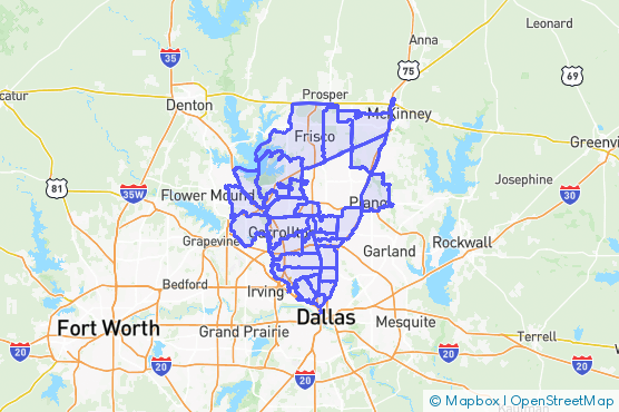 Service Area Map