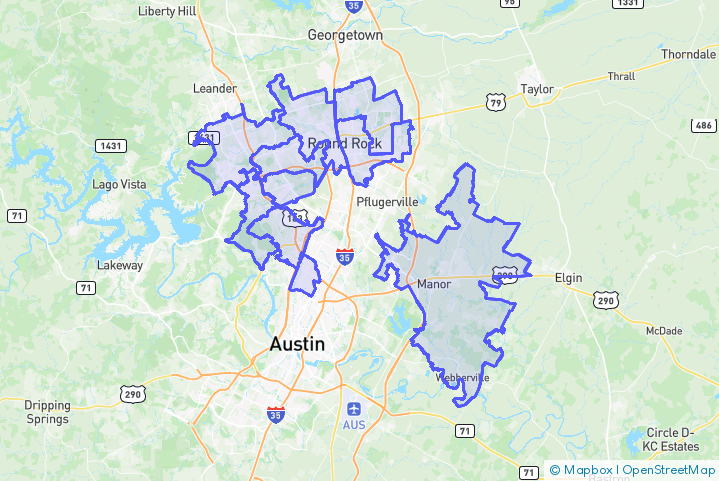 Service Area Map