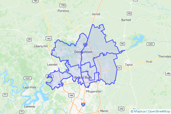 Service Area Map