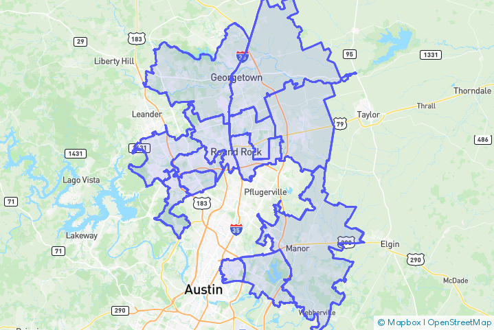 Service Area Map